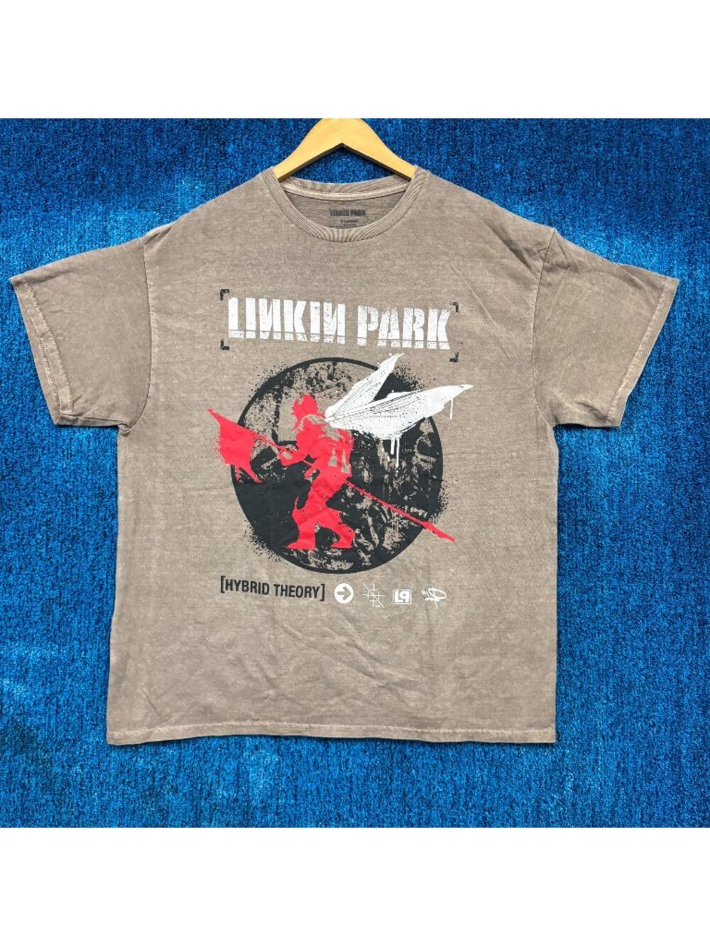 Linkin Park The Hybrid Theory Album Poster Nu Metal Tee XL